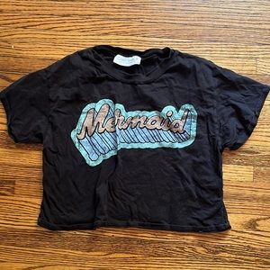 Gypsy Warrior cropped black tee